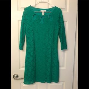 Laundry Green Lace Dress